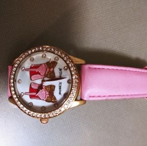 Like new Betsey Johnson high heel watch